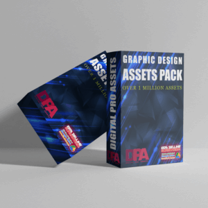608K+ Graphic Designing Assets Pack